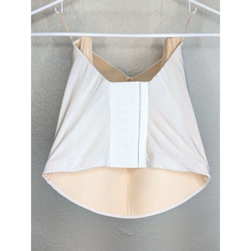 David's Bridal Corset Strapless Bra Shapewear 34B Underwire Off White Formal - Picture 2 of 11